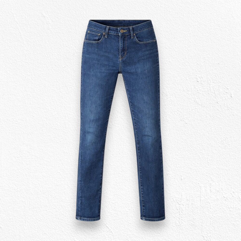 Levi's Dark Wash High Waisted Slim Champagne Label Classic Skinny Jeans Size 28
